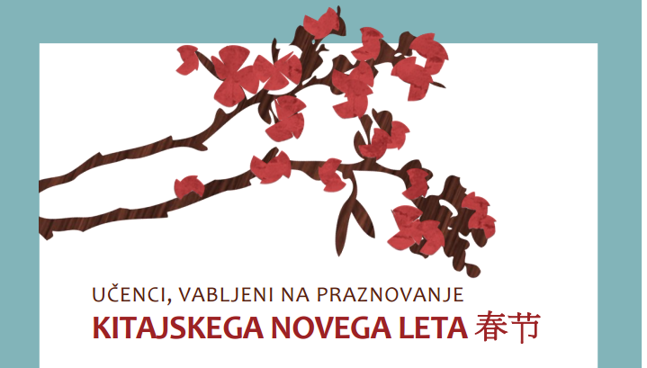 Vabilo na praznovanje kitajskega novega leta