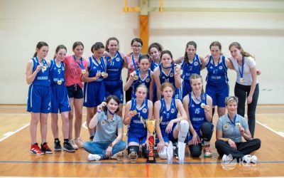 Mlajše deklice klubske državne prvakinje v košarki