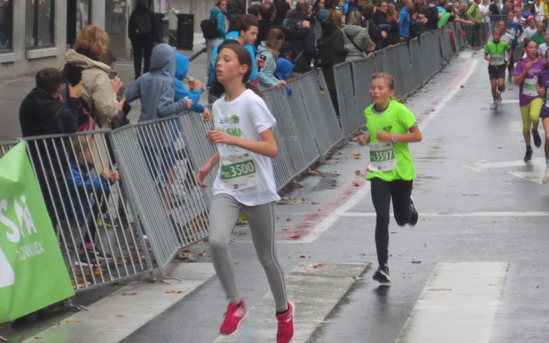 MLADI ŽIROVSKI TEKAČI PRETEKLI 26. LJUBLJANSKI MARATON